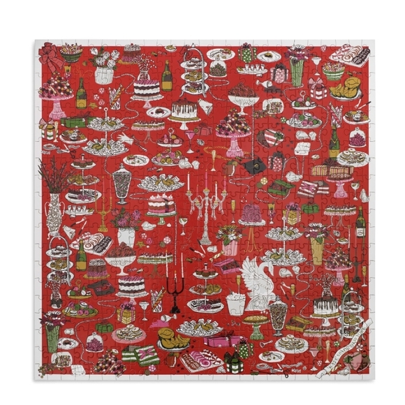 2/$90 đź’ś Kate Spade Party Table Puzzle 500 Pieces - Picture 3 of 6